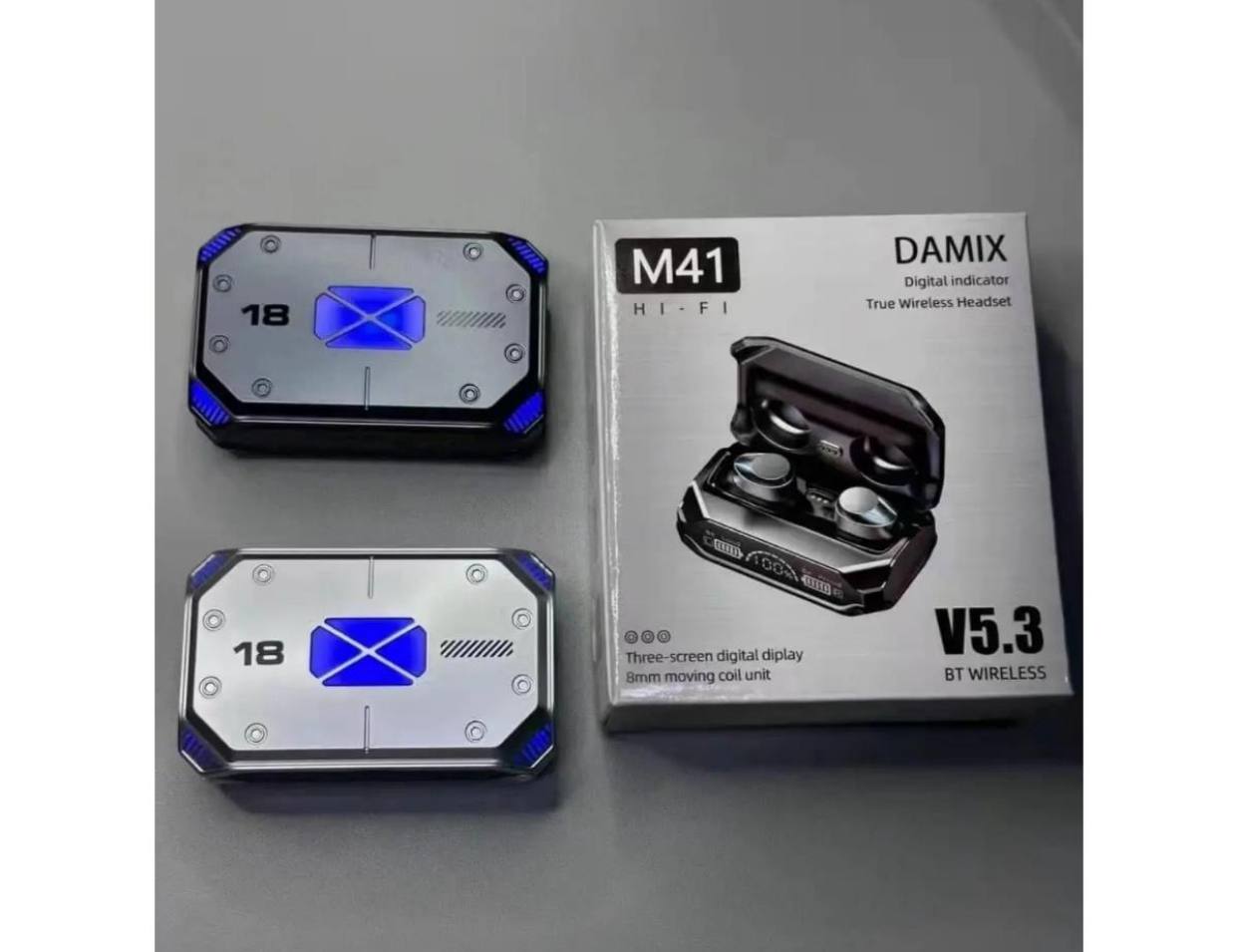 🎧 سماعات بلوتوث M41 DAMIX — صوت قوي وتصميم غيمر احترافي 🔋🔥